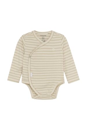 Noppies Navi Romper N333 Stripe pattern Off white