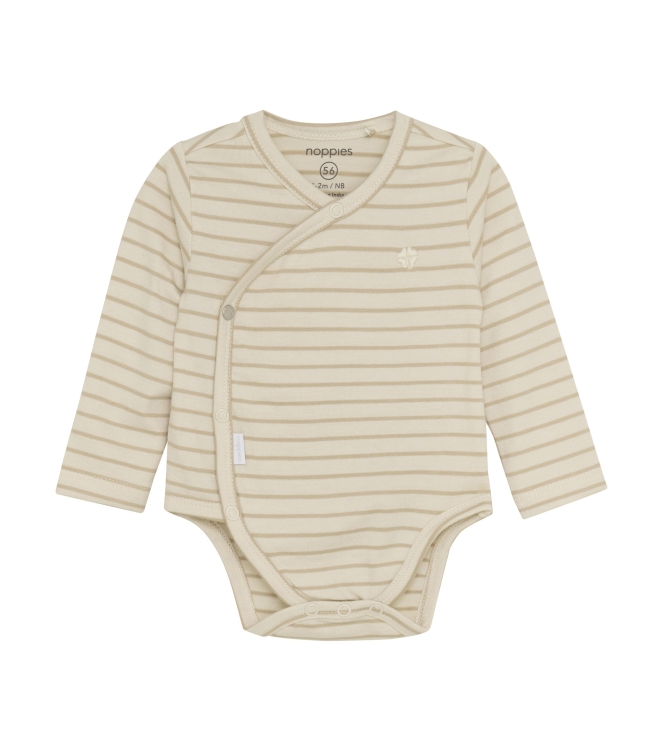 Noppies boxpakjes & rompers N333 Stripe pattern Off white 54N4110