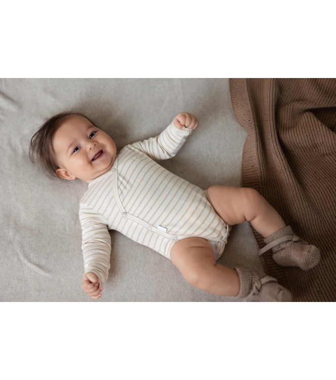 Noppies boxpakjes & rompers N333 Stripe pattern Off white 54N4110