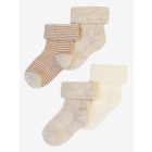 Noppies beenmode P611 Oatmeal Melange Sokken 4-Pack A
