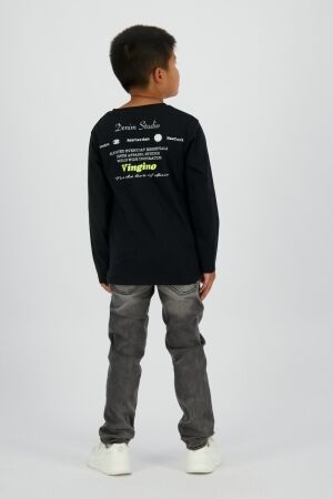 Vingino shirts 944 Deep Black WO25KB300040