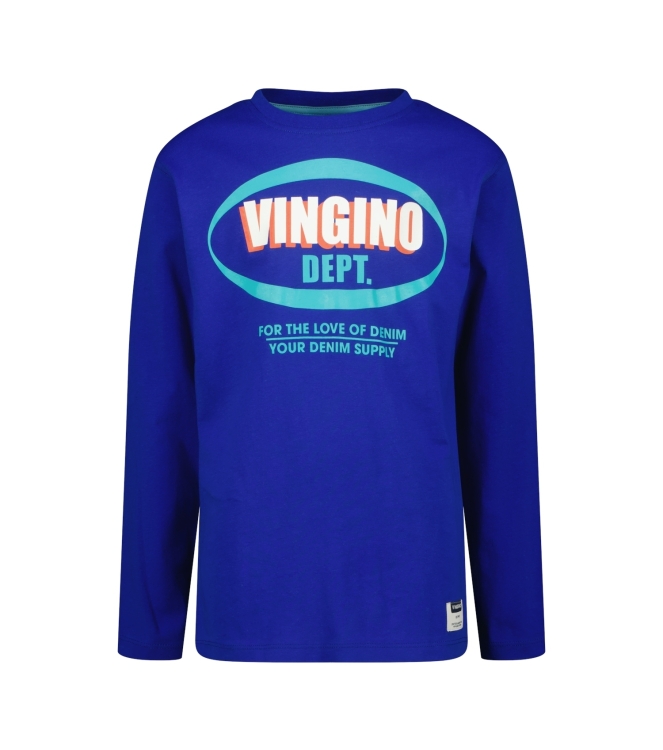 Vingino shirts 1094 Web blue WO25KB300042