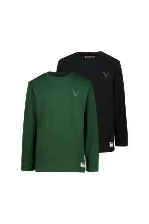 Vingino shirts 944 Deep Black WO25KB300070