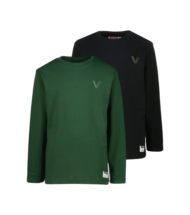 Vingino shirts 944 Deep Black WO25KB300070