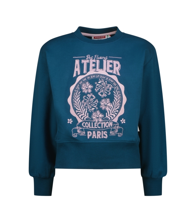 Vingino truien & vesten 1590 Petrol blue WO25KG300015