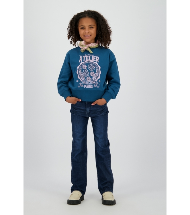Vingino truien & vesten 1590 Petrol blue WO25KG300015