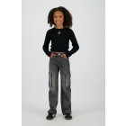 Vingino broeken 144 Black Denim WO25KG420007