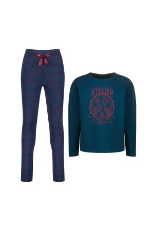 Vingino nachtkleding 1590 Petrol blue WO25KG724031