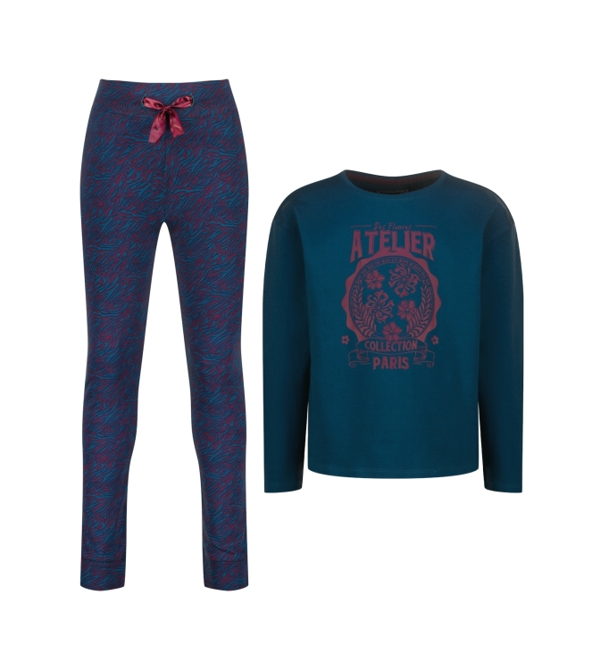 Vingino nachtkleding 1590 Petrol blue WO25KG724031