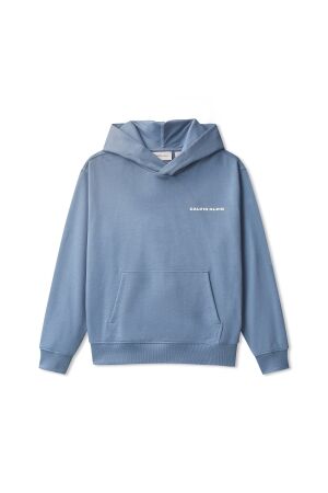 Calvin Klein Relaxed Back Hoodie C4I Satin Blue