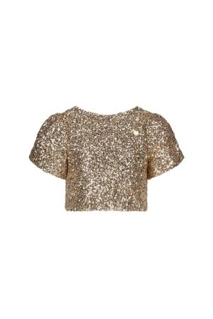 Le Chic Elstree Festive Crop Top 409 Golden Glow