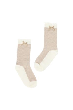 Le Chic Rhonda Sokken Glitter 928 Gold/Pearl