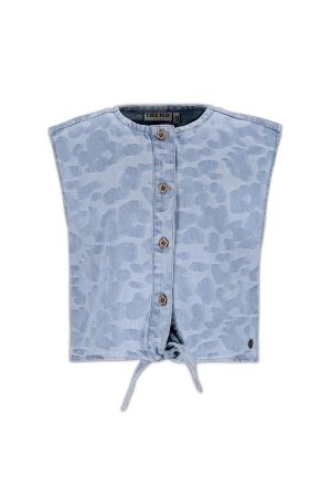 Like Flo Clara Top 186 Denim AOP