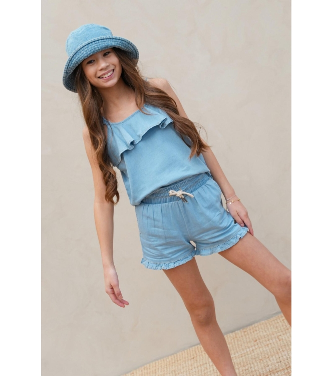 Like Flo shirts 181 lt denim F602-5103