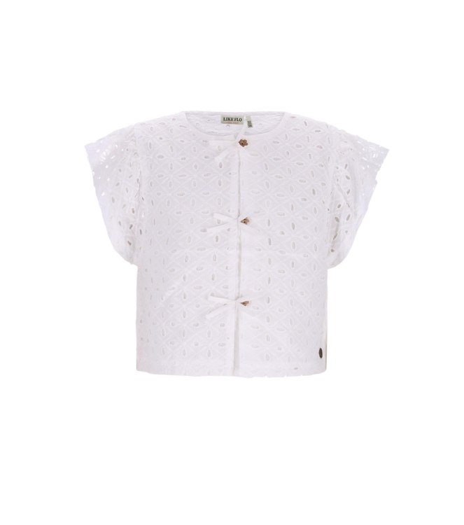 Like Flo blouses 001 Off white F602-5109