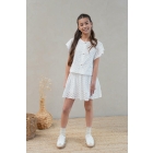 Like Flo blouses 001 Off white F602-5109