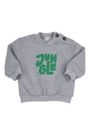 Gymp Sweater Hibbo GSCHINE Grey Melange