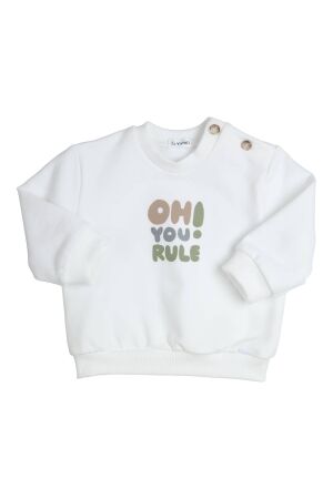 Gymp Sweater Carbon W-GN White - Green