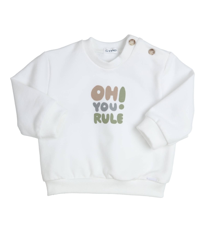 Gymp truien W-GN White - Green 352-6352-20