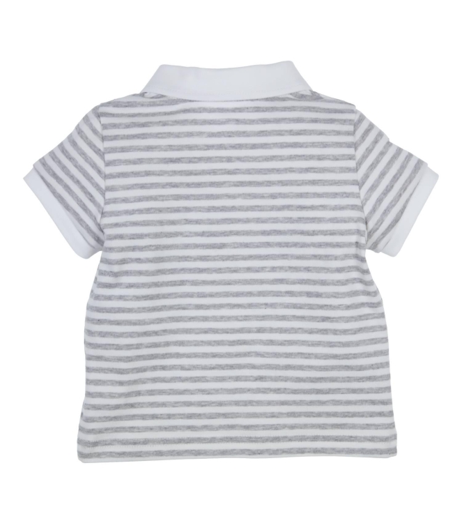 Gymp shirts GSCHINE-W Grey Melange - White 353-6103-20