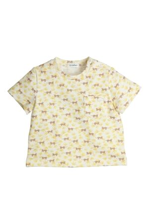 Gymp T-shirt Nala W-GL White - Yellow