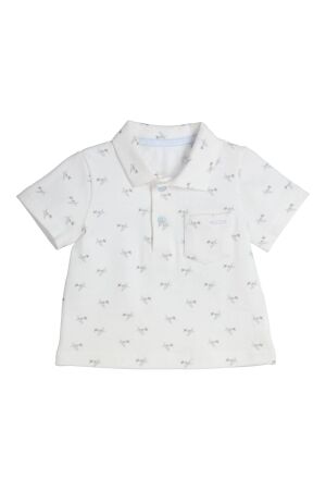 Gymp Polo Josca W-LB White - Light Blue