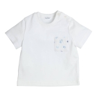Gymp shirts W-B White - Blue 353-6229-20