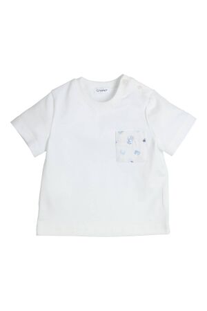 Gymp T-shirt Aerobic W-B White - Blue