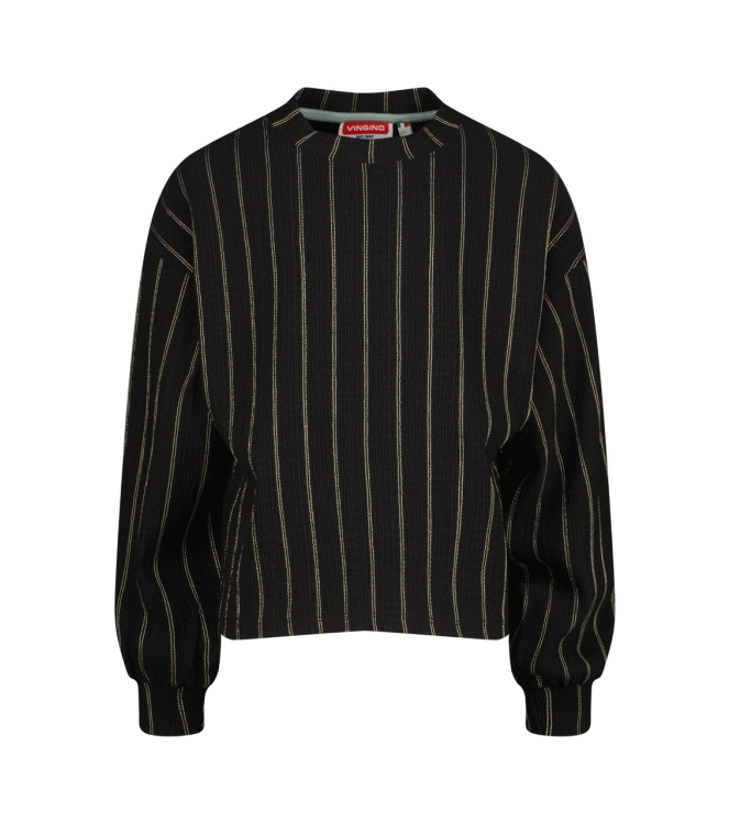 Vingino shirts 944 Deep Black AW24KGN36002