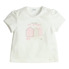 Gymp shirts OW-VR Off White - Old Rose 353-6267-10