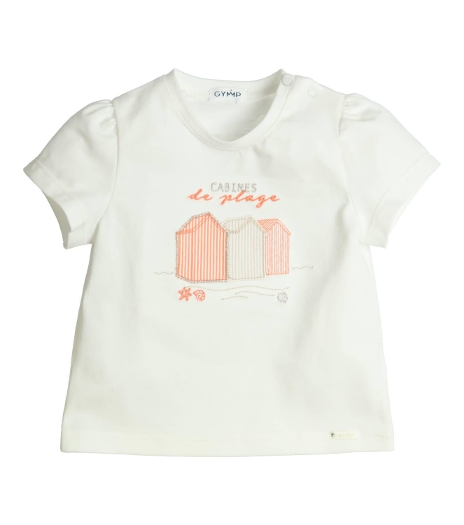 Gymp shirts OW-OR Off White - Orange 353-6267-10