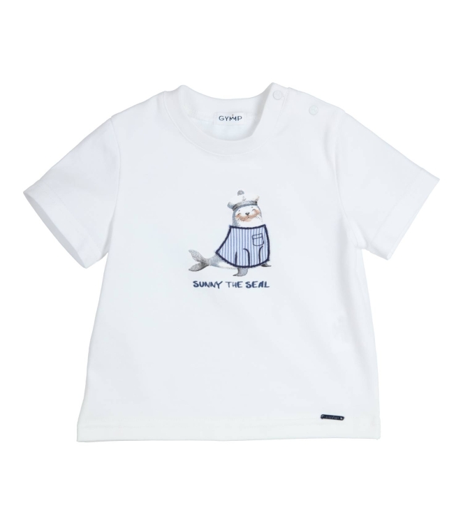 Gymp shirts W-B White - Blue 353-6269-20