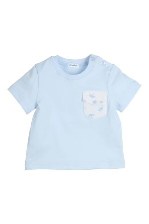 Gymp T-shirt Aerobic LB-W Light Blue - White