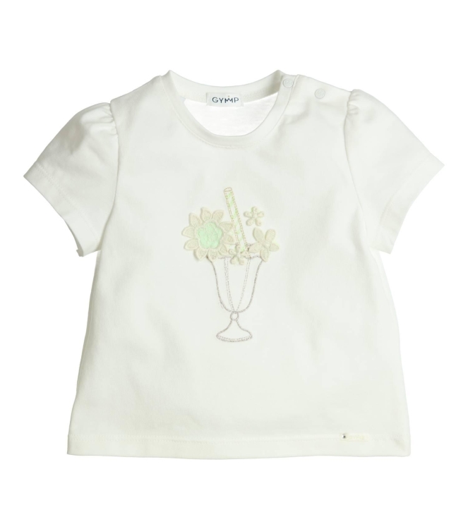 Gymp shirts OW-GN Off White - Green 353-6286-10