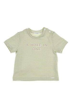 Gymp T-shirt Devon GN-W Green - White