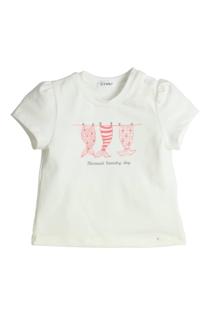 Gymp T-shirt Aerobic OW-R Off White - Rose