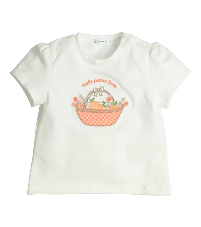 Gymp shirts OW-OR Off White - Orange 353-6388-10