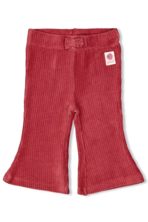 Feetje You're So Sweet - Flare broek velours 115 Berry