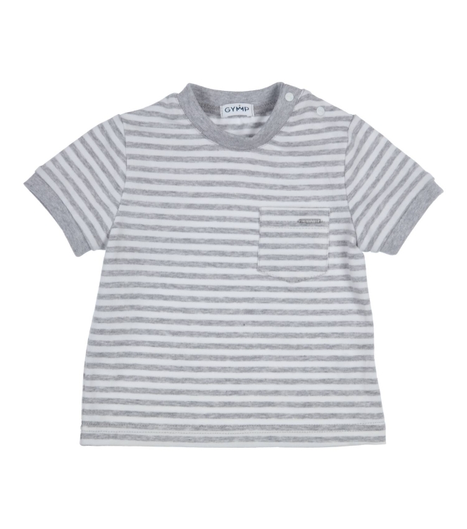 Gymp shirts GSCHINE-W Grey Melange - White 353-6407-20