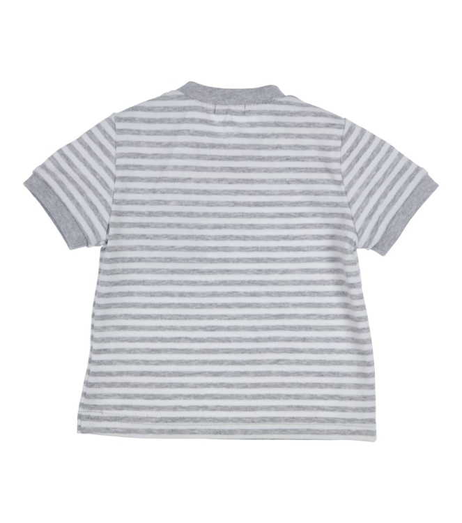Gymp shirts GSCHINE-W Grey Melange - White 353-6407-20