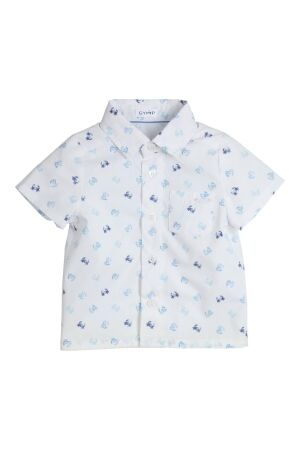 Gymp Overhemd Paddy W-B White - Blue