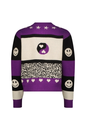 Vingino truien & vesten 899 Multicolor purple AW24KGN34803