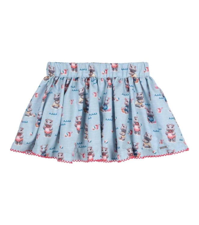 Gymp rokken & skorts LB-MU Light Blue - Multi 430-6129-10