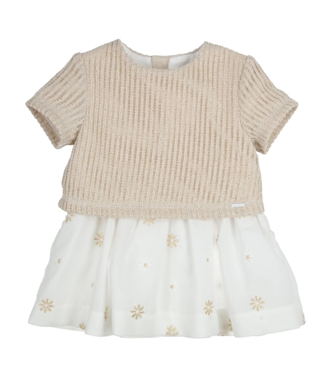 Gymp jurken OW-GD Off White - Gold 470-6275-10