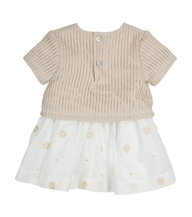 Gymp jurken OW-GD Off White - Gold 470-6275-10