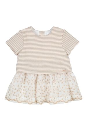 Gymp Jurk Barbara OW-BG Off White - Beige