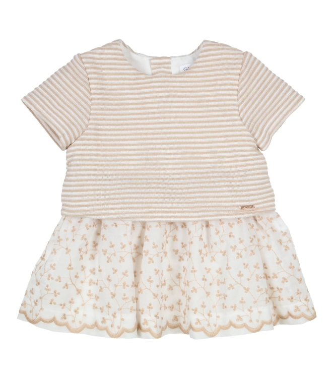 Gymp jurken OW-BG Off White - Beige 470-6308-10