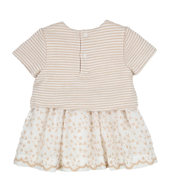 Gymp jurken OW-BG Off White - Beige 470-6308-10