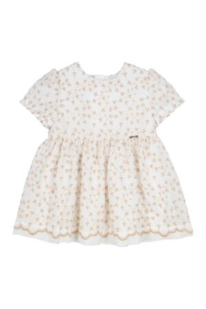 Gymp Jurk Dianta OW-BG Off White - Beige