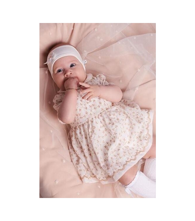 Gymp jurken OW-BG Off White - Beige 470-6309-10